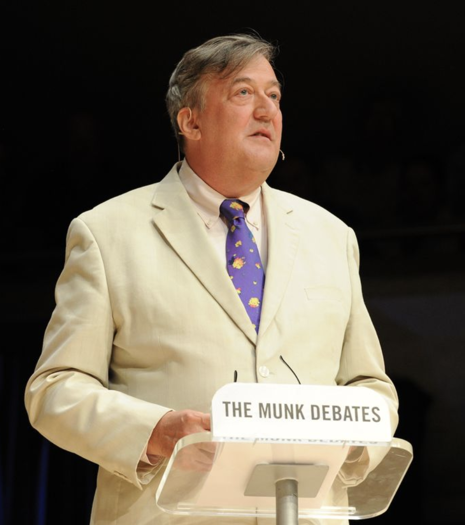 Stephen Fry speaking at the Munk Debates.